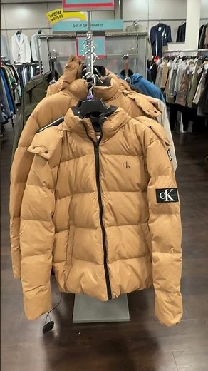 CK men's coat at TK Maxx