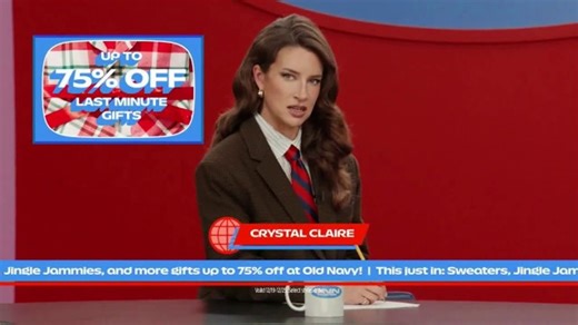 Old Navy “News: Up to 75% Off” (2025) – Holiday commercial