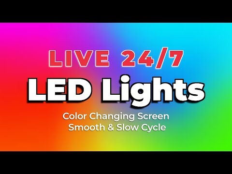 RBG Lamp | LED Lights Color Changing Screen - Smooth & Slow Cycle