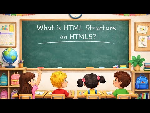 What is HTML structure in HTML5?