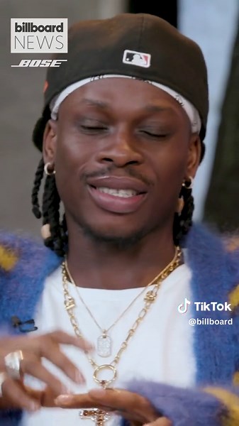 Fireboy DML stopped by Billboard to break news to his fans about upcoming music, projects, and more. 👀 #ad Watch the full interview presented by @Bose at the link in bio. #BillboardNews