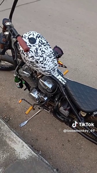 ไค่เป็นลมแอ่ #steed400 #steed400chopper #steed400oldschool #steed400custom #chopper #chopperlife #oldschool #custom #fyp