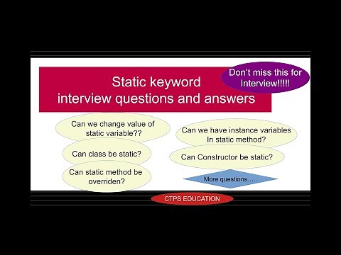 Static keyword in java interview questions and answers| Mandatory and tricky topic for interview