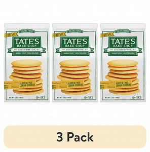 (3 pack) Tate's Bake Shop Gluten Free Lemon Cookies, Gluten Free Cookies, 7 oz - Walmart.com