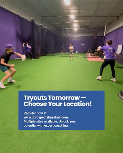 Tryouts are happening now across multiple locations — and spots are filling fast! At Diamond Prospects Baseball, we go beyond teaching skills. We build confident, disciplined, and resilient athletes ready to lead both on and off the field. Why choose us? - Expert coaching from former pro and collegiate players - Access to premier facilities close to you - Smooth team and event management for a great experience This is your chance to join a program that supports every part of the athlete's path. 