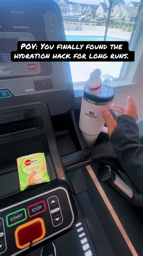 Ditch the water bottle. Stay hydrated without the slosh. #saltstick #hydrationtips #cardioworkout #electrolytes