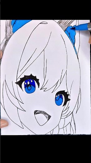 Cute Anime Drawing Tutorial For Beginners #drawing #anime #sketch