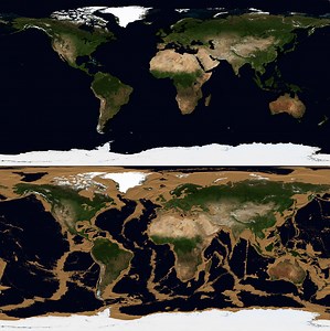 NASA Animation Shows What Earth Would Look Like if the Oceans Were Drained