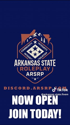 NEW ARKANSAS SERVER! | http://DISCORD.ARSRP.COM GRAND OPENING JOIN NOW! #fivem #arsrp #fivemserver #gtarp #arkansas #asp #gcso #fivemroleplay #fivemserver2025 #cde #jpd #fcso #fpd #ffd #cems
