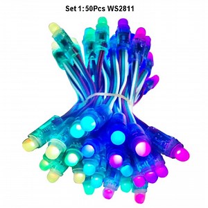 LED string WS2811, vodootporna, programabilna, novo