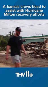 28 reactions | An Arkansas MEMS crew was sent to Florida to assist with emergency response efforts as Hurricane Milton is set to make landfall later this week. #arkansas #thv11 #hurricanemilton #severeweather #storms | THV11 | Facebook