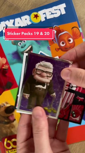 Pixar Sticker Packs Collection for The Incredibles, Toy Story, and More