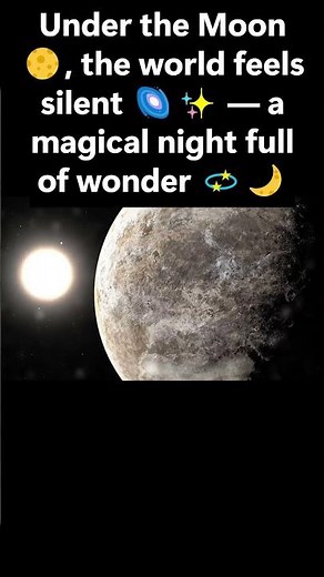 Real Moon Beauty 🌕✨ | Stunning Night Sky View 🌌💫