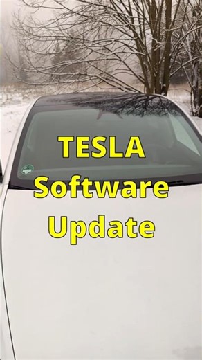 Tesla Software Update - Aber ist scheinbar schon veraltet weil ich habe schon 2026er Updates gesehen