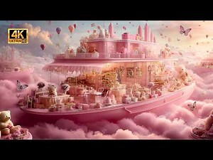 Heavenly Cloud Palace of Dreams: A 4K Journey into Serenity, Light & Pink Paradise | ELR-041