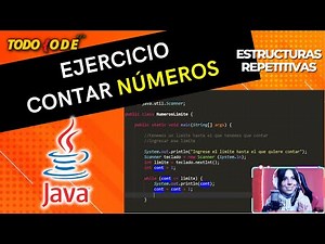 ☕ EJERCICIO de REPETITIVAS: MOSTRAR NUMEROS HASTA LIMITE | JAVA para PRINCIPIANTES|CURSO COMPLETO 🚀