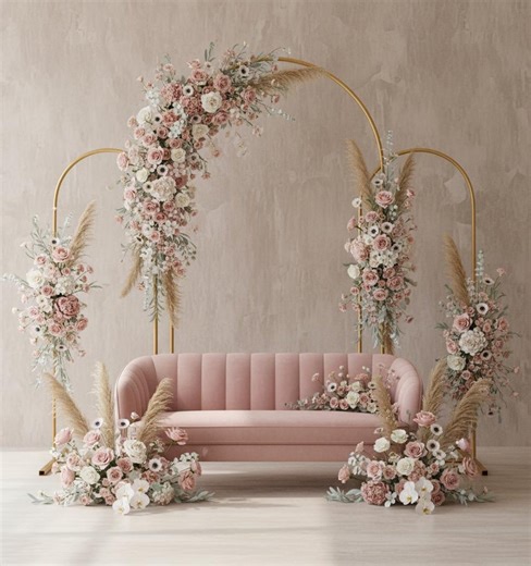 Wedding Arch Backdrop Set of 3 – Metal Arched Frames for Ceremony, Balloons, Birthday Party, Baby Shower & Event Decor - Etsy
