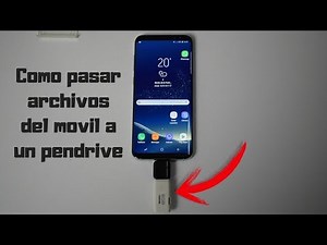 Pasar archivos del smartphone a un pen drive sin pc