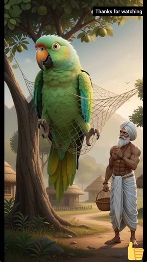 #aliza गाँव का किसान और भूखा तोता – दया और प्रेम का सन्देश" #shots