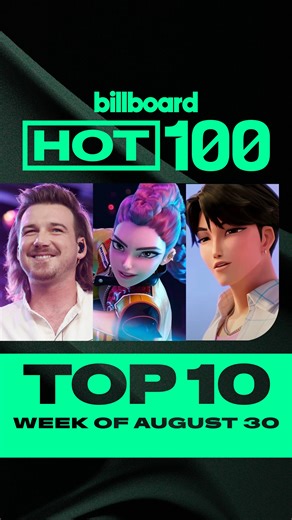 Here’s this week’s #Hot100 top 10 reveal (chart dated Aug. 30, 2025) 📈 Watch now for the big #BillboardNews countdown to No. 1. | Billboard