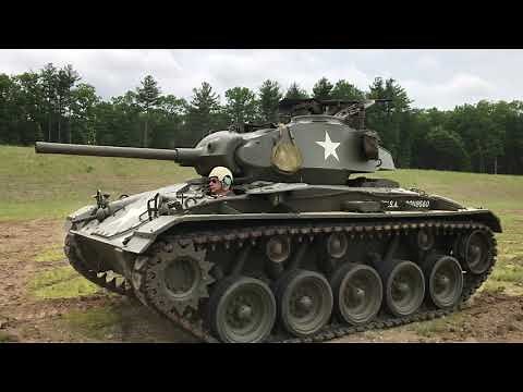 M24 Chaffee Tank Driving Experience - American Heritage Museum - Hudson, MA - Drive a WWII Tank!