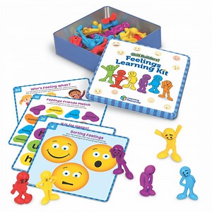 Learning Resources Skill Builders! Feelings Learning Kit Talking Flash Cards Ages 4 and Up