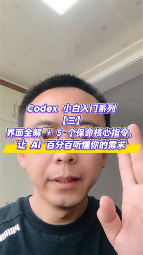 Codex 小白入门系列——【三】界面全解 + 5 个保命核心指令，让 AI 百分百听懂你的需求