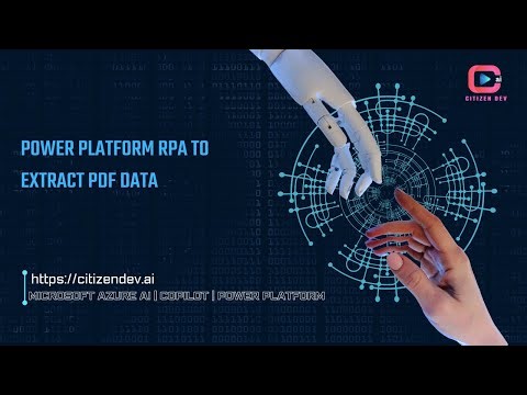 RPA - Power Automate Desktop. PDF Table Data Extraction