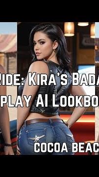 Born to Ride: Kira's Badass Biker Cosplay AI Lookbook! (Model Kira)