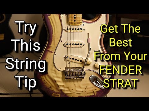 Get More From Your Fender Strat 🎸 Try This Simple String Trick!