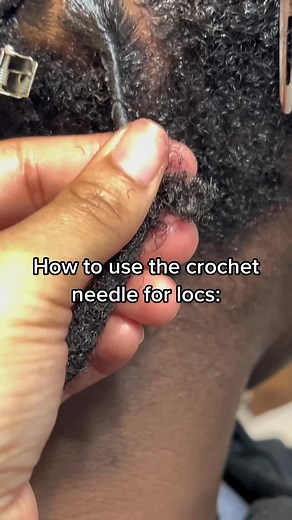 How to Use Crochet Needle for Locs Hair Maintenance