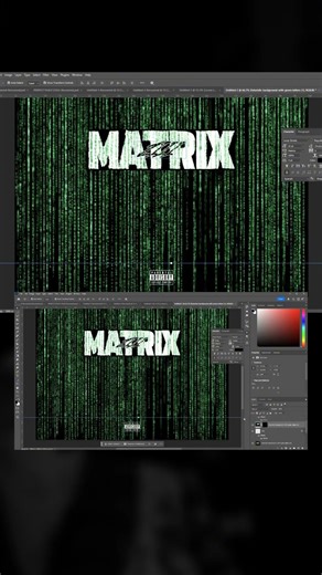 Making a Matrix-Themed Cover Art for “Matrix” by ZIII (Full Design Process)