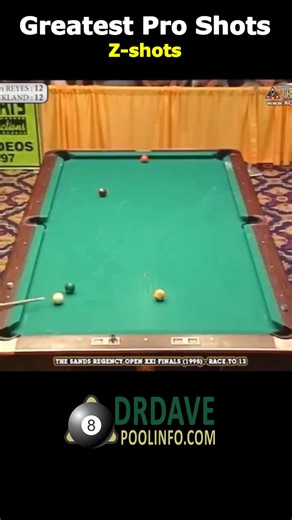 Dr. Dave shows the greatest Z-shots ever from pro tournament pool matches. For more info and shots, see my "Greatest and Most Interesting PRO POOL SHOTS of All Time … 200 Shots in 20 Categories" video: https://youtu.be/4U0vSAkvL1k And for more, see: https://drdavepoolinfo.com/videos/pool-shots/ #DrDaveBilliards #BilliardUniversity #billiards #pool #cusports #8ballpool | Dr-Dave Alciatore