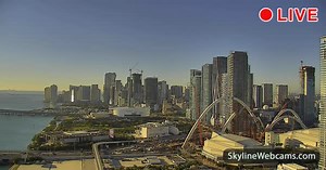 【LIVE】 Live Cam Miami Downtown | SkylineWebcams