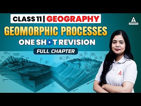 Geomorphic Processes Class 11 One Shot | Class 11 Geography | Anushya Mam