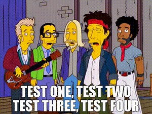 Test one, test two Test three, test four