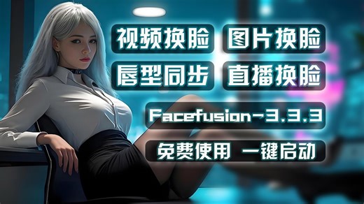 Facefusion-3.1.0换脸神器重大更新“百变面具”：hififace_256 模型开启换脸新境界|唇型同步|直播换脸|视频换脸|图片换脸