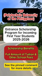 58K views · 137 reactions | Polytechnic University of the Philippines Entrance Scholarship A.Y 2025-2026 #pup #scholarshipopportunities #scholarshipprogram | Mommy Jen | Facebook