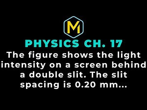 17.46 Mastering Physics Solution-"The figure shows the light intensity on a screen behind a double