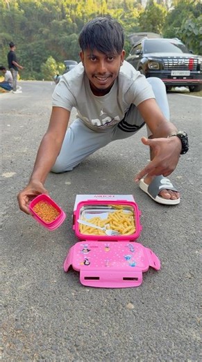 Milton Flavour Small Inner Stainless Steel TiffinBox Unboxing 😀🍔👍