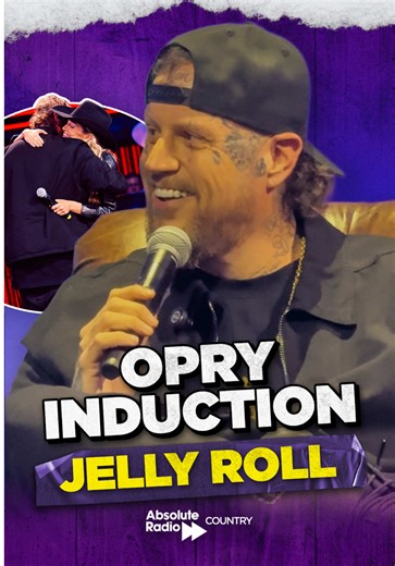 @Jelly Roll is the newest member of the @Grand Ole Opry! Before his induction, Jelly took a moment to show love to @Lainey Wilson...👌 Country music really is one big family. 💜 . . . #JellyRoll #LaineyWilson #CountryMusic