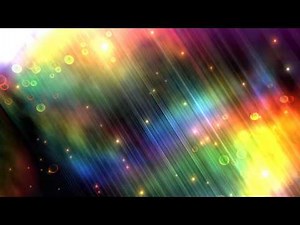 60FPS HD Background Rainbow Flares Bubble Strips Animation