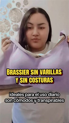 Brassier sin varillas y sin costuras cómodos y transpirables cuenta con cuatro broches para ajustar con tirantes gruesos ajustables, ideales para el uso diario #brassier #brassieres #brassiere #ventaquincenal #ofertasdeprimavera
