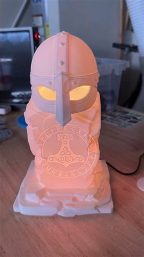 Viking Lamp Test Print #lamp #light #viking #decor #gameroom
