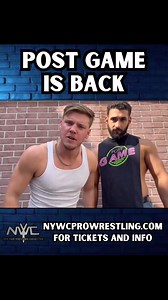 11 reactions | Post Game makes their NYWC return at The Heat is On at Mulcahy's in Wantagh, where they look to regain the NYWC Tag Team Championships as they take on champions, The Extricated! NYWC presents The Heat is On on Sunday, August 24th live from Mulcahy's in Wantagh! For tickets, check out nywcprowrestling.com or click the link in the description! | NYWC New York Wrestling Connection | Facebook