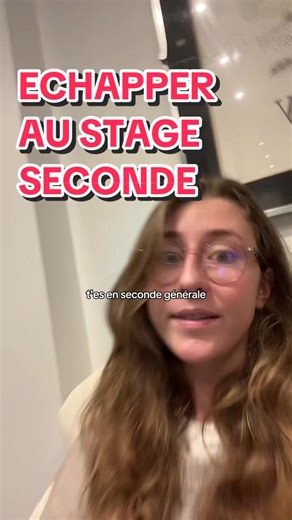 Comment échapper au stage de seconde au lycée?
