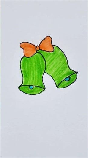 Bell 🔔 Easy Drawing for kids #bells #drawing #shortvideo #viralvideo #shortsart #viral #pipafuntv