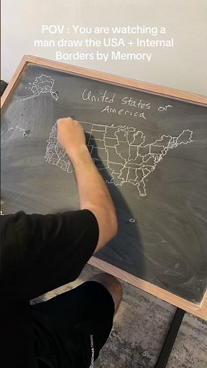 Drawing the United States of America from Memory