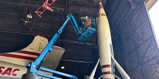 Moonliner II Rocket gets new home in Kansas City’s TWA Museum