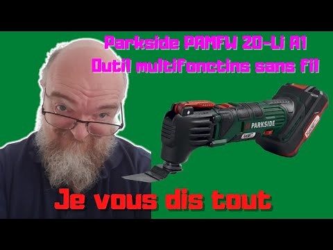 Parkside PAMFW 20 Li A1 Outil multifonction